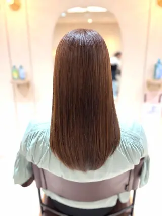 ロング カラー 菅原 渚のヘアスタイル
