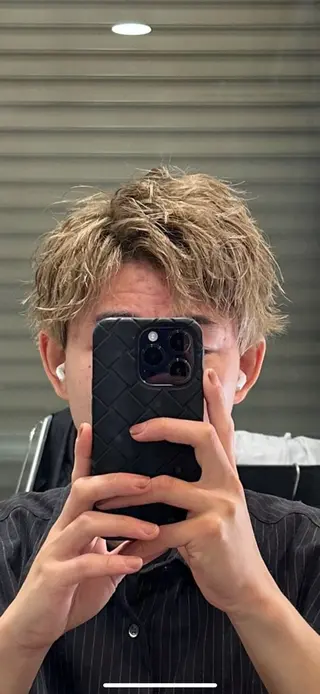 ショート メンズ 長谷川 寛のヘアスタイル