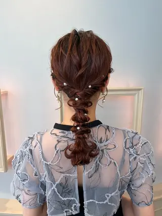 ヘアアレンジ 🍪ﾖｼｲﾊﾙﾈ🍪 ﾗﾍﾞﾝﾀﾞｰｶﾗｰのヘアスタイル