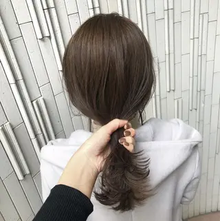 ミディアム カラー 🍊新宿南口🍊 ERINAのヘアスタイル