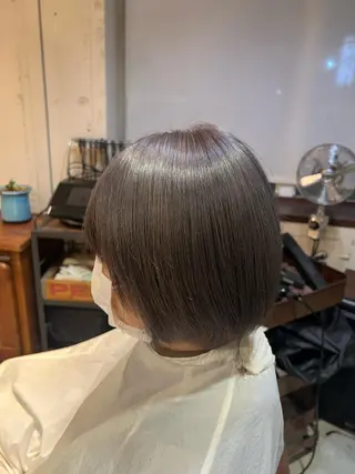 ショート 毛谷 嘉明/ブリーチカラーのヘアスタイル