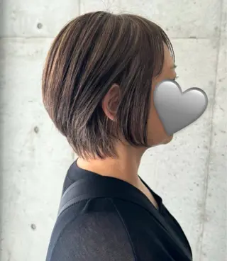ショート カラー 艶カラー 🩵NATSUKIのヘアスタイル
