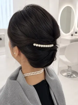 ヘアアレンジ ヘアセット＆メイク 早朝対応可能☀️のヘアスタイル