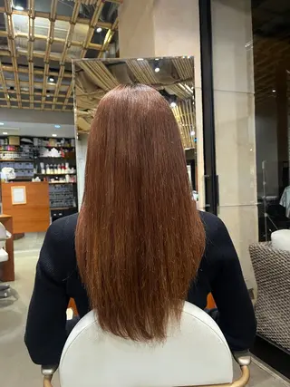 ロング 吉田 理那のヘアスタイル