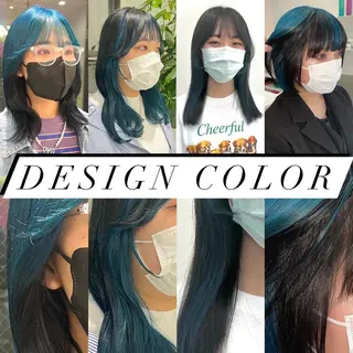 ミディアム カラー パーマ ヘアアレンジ メンズ キッズ ネイル マツエク・マツパ アイブロウ KANAMI 🌏のヘアスタイル