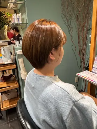 ショート カラー オーガニックカラー/ 表参道/ルカのヘアスタイル