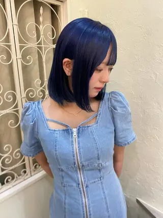 カラー ayano/浦安 /デザインカラーのヘアスタイル