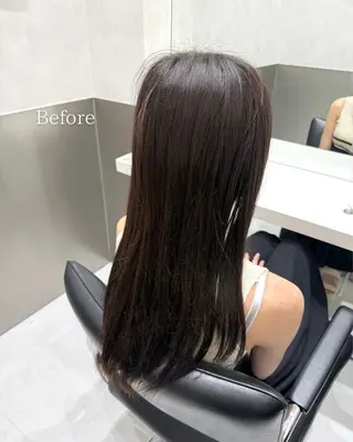ロング 美髪職人あお🦕 髪質改善｜原宿のヘアスタイル