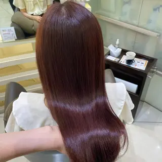 ロング カラー 銀座メンズ専門🖤 叶奈々のヘアスタイル