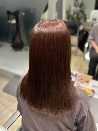 ミディアム カラー 山森 沙耶のヘアスタイル