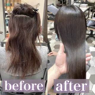 ロング 梅田🫧髪質改善 縮毛矯正🫧村上蒼生のヘアスタイル