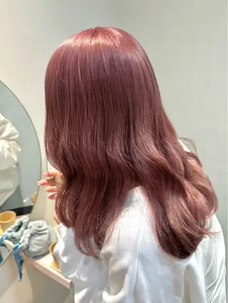 セミロング カラー ayaka♡ 柔らかカラーのヘアスタイル