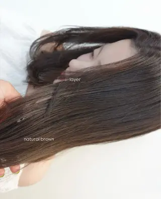 ミディアム 守屋 瞳子のヘアスタイル