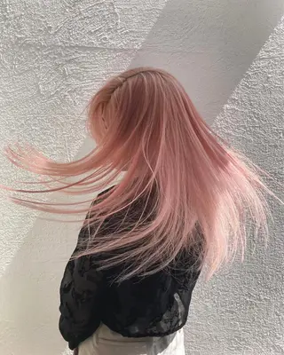 ロング 🐈三毛猫ローライト ・mixカラー🐈のヘアスタイル