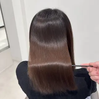 セミロング 🪞髪質改善縮毛矯正 つやボブ🪞銀座あおのヘアスタイル