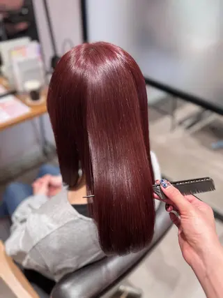 ミディアム 森 いずなのヘアスタイル