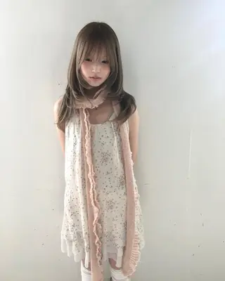ロング デザインカラー/ ルーツカラー/ユキカのヘアスタイル