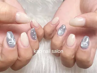ネイル kao nail マグネット/長さだしのネイルデザイン