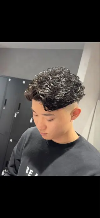 ショート パーマ メンズ メンズパーマ特化 美容師kouyaのヘアスタイル