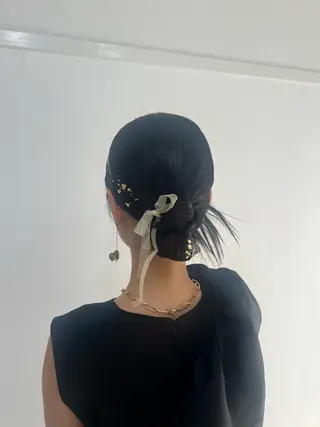 ロング ヘアアレンジ 大羅 海比のヘアスタイル