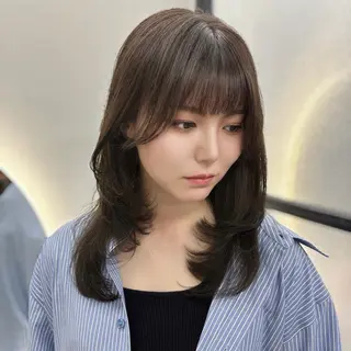 ロング カラー Ren. 🦋デザインカラーのヘアスタイル