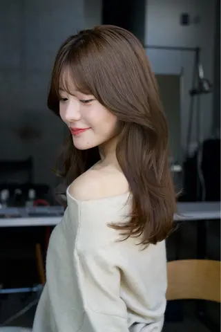 ロング カラー ANJU/上品カラー /似合わせカラー💖のヘアスタイル
