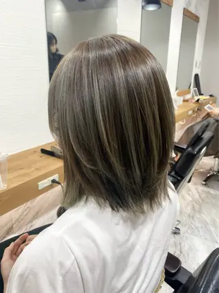 ミディアム カラー IwAsh✄ アオイのヘアスタイル