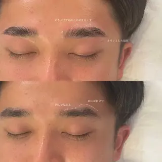 メンズ アイブロウ 吉祥寺kasumi 🌛eye/browのマツエク・マツパデザイン