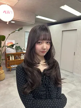 ロング カラー パーマ ヘアアレンジ Hz【ヘルツ】 masakiのヘアスタイル