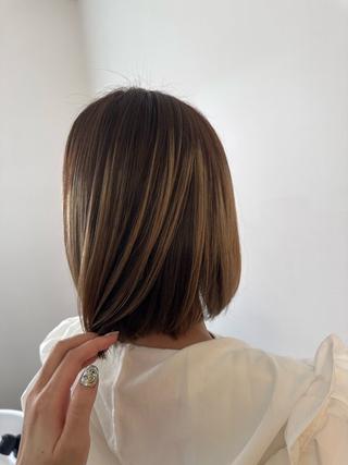 カラー Lantana 前野心結のヘアスタイル