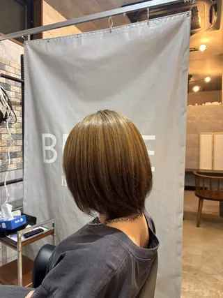ミディアム カラー メンズパーマ/透明感 カラー/中村太玖美のヘアスタイル