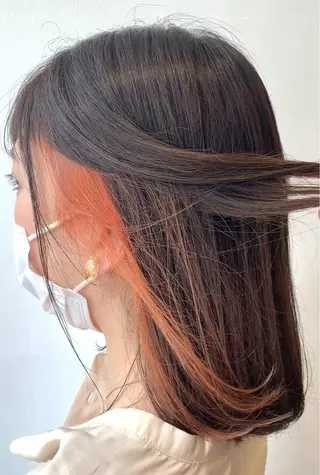 カラー 【店長】インナー指名 No.1戸塚優思のヘアスタイル