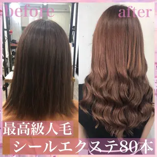 ロング カラー パーマ ヘアアレンジ 八巻 晴香のヘアスタイル