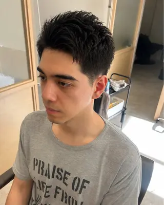 ショート メンズ 久木原 ゆりのヘアスタイル