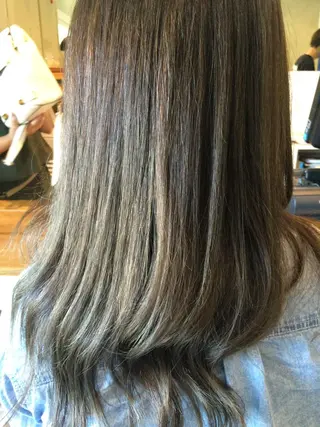ミディアム セミロング カラー 今泉 直裕ショートボブの匠のヘアスタイル
