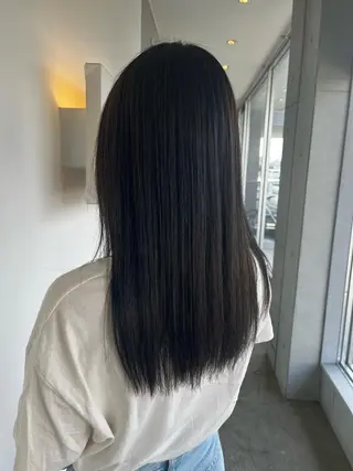 ミディアム おせ ちさとのヘアスタイル