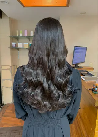 ロング カラー 矢野 晃平のヘアスタイル