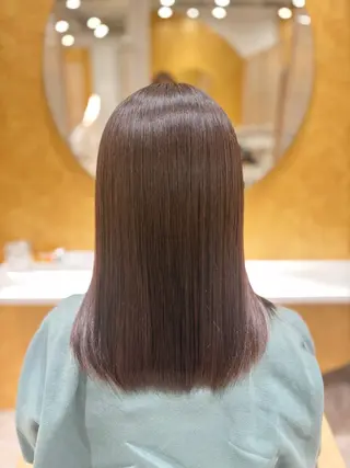 セミロング パーマ Zina北千住/ はるか🍄のヘアスタイル