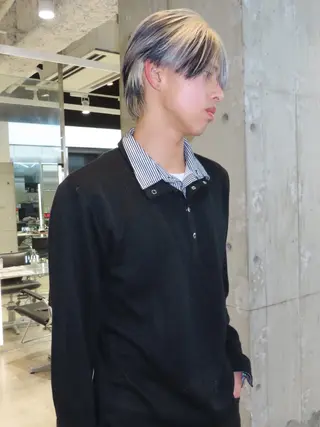 カラー メンズ fifth 小尾 優然のヘアスタイル