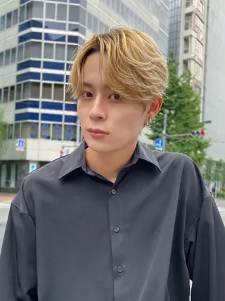 メンズ 安藤幹人 メンズパーマのヘアスタイル