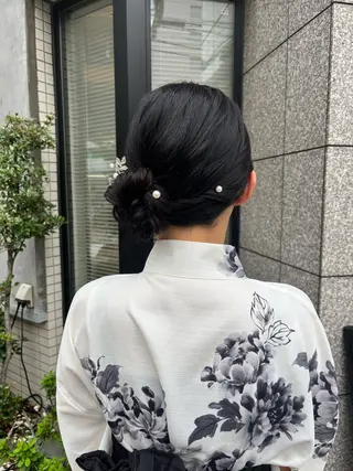 ヘアアレンジ 透明感カラー🫧 高田李胡のヘアスタイル