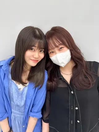 ロング カラー 新宿ブリーチ カラー美容師YUGOのヘアスタイル