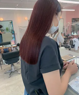 ロング カラー kitagawa mayuのヘアスタイル