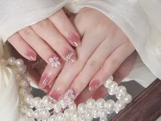 ネイル 🎀も ものネイルデザイン