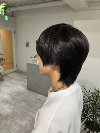 カラー メンズ piLLon mayuのヘアスタイル