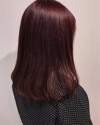 セミロング カラー レイヤー/大人ボブ| ワタナベ リョウカのヘアスタイル