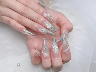 ネイル Sora nail 長さ出し専門店のネイルデザイン