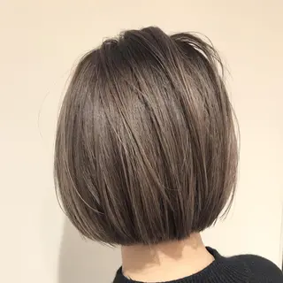 ショート カラー 髪質改善カラー韓国風 レイヤーtudaのヘアスタイル