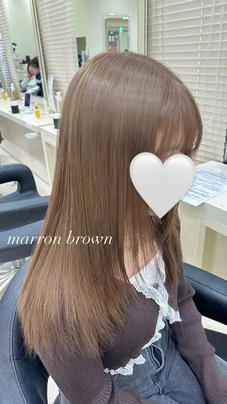 ロング カラー ヘアアレンジ 🎀 yuuka🎀のヘアスタイル