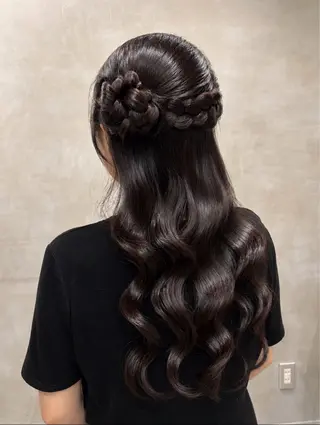 ヘアアレンジ 韓国ヘア|艶カラー| ヘアアレンジ|yuiのヘアスタイル
